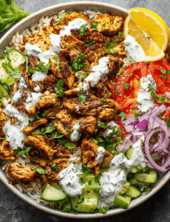 Chicken Shawarma Bowls