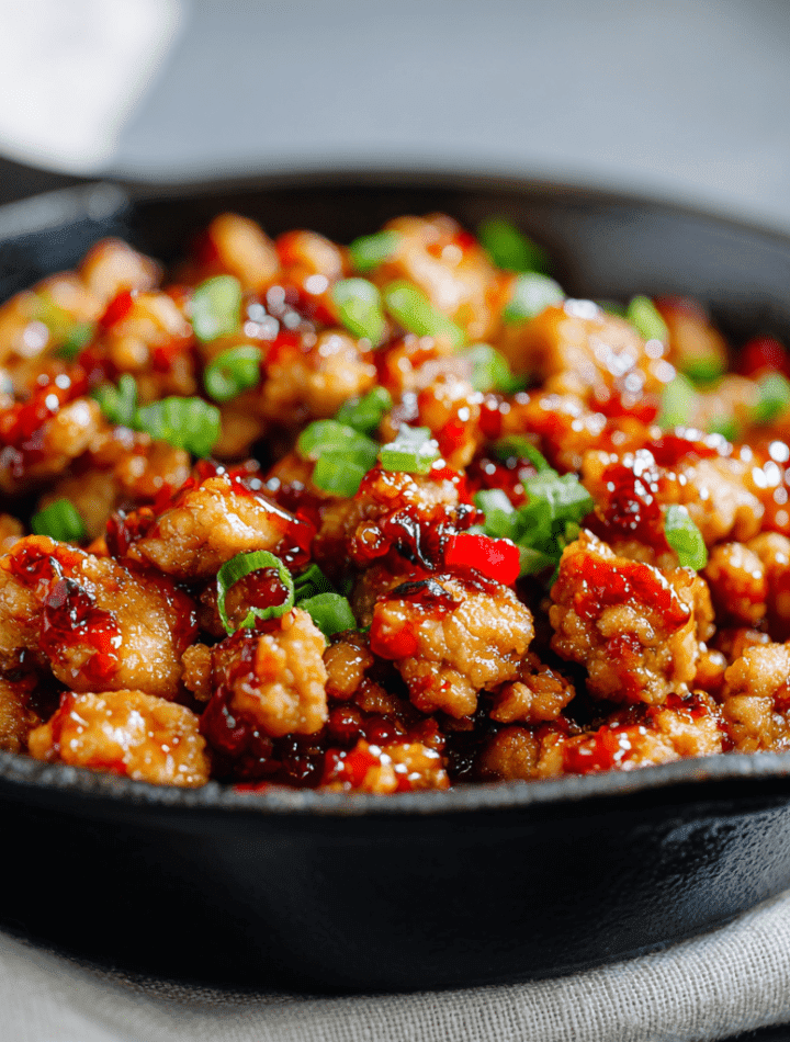 Low-Carb Firecracker Ground Chicken