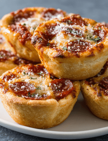 Easy Mini Chicago Deep Dish Pizza