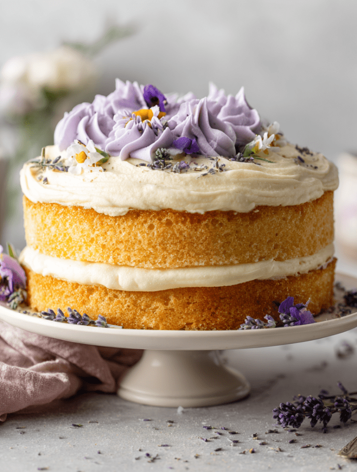 Honey Lavender Cake
