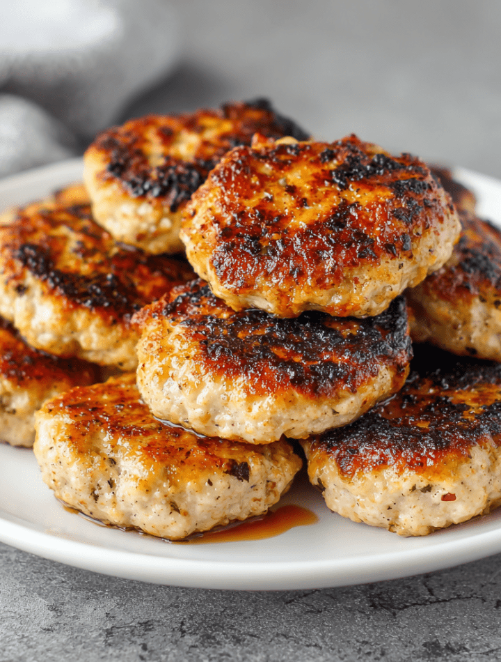 Maple Chicken Sausage Patties