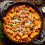 Creamy Tomato Garlic Rigatoni