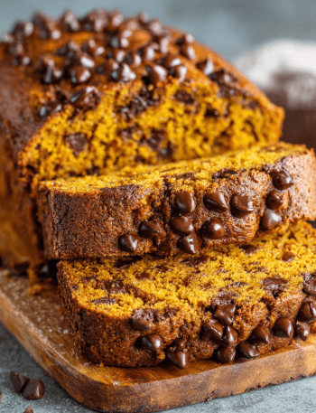 Pumpkin Chocolate Chip Bread
