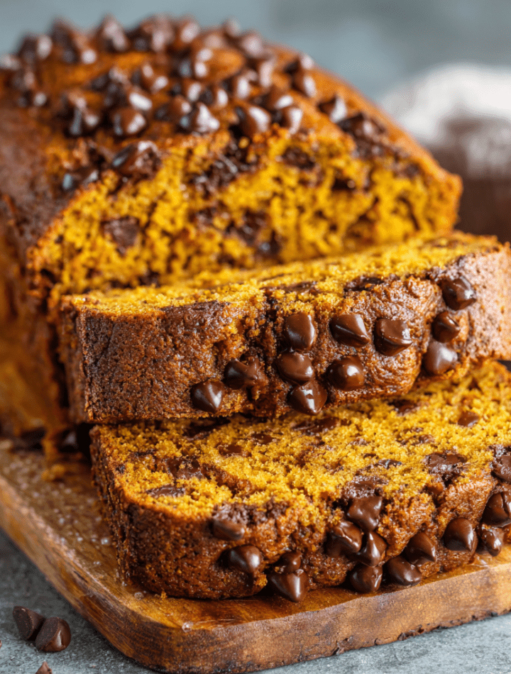 Pumpkin Chocolate Chip Bread