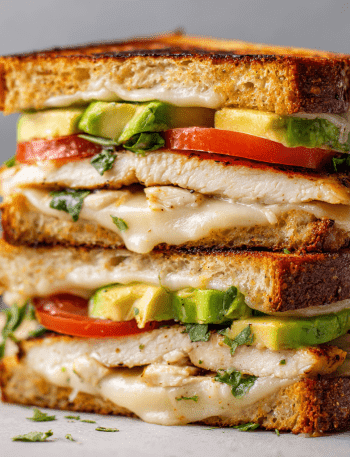 Chicken Avocado Melt Sandwich