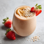 Strawberry PB Banana Smoothie