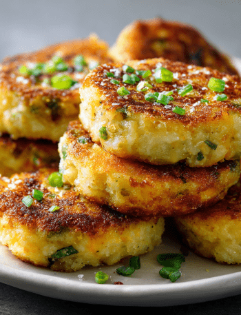 Cheddar Mashed Potato Cakes