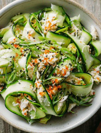 California Roll Cucumber Salad