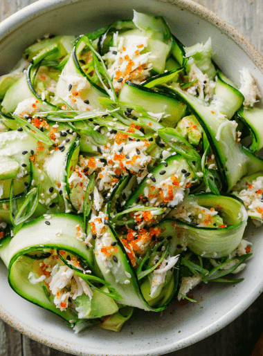California Roll Cucumber Salad