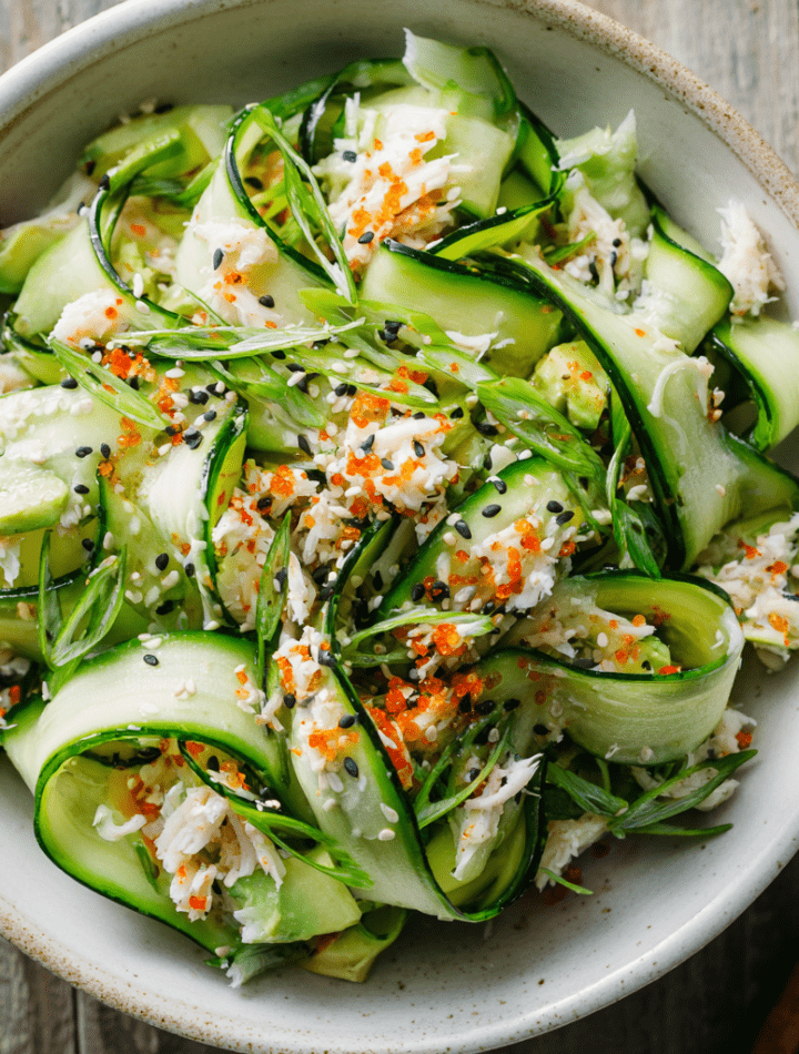 California Roll Cucumber Salad
