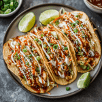 Korean BBQ Chicken Tacos