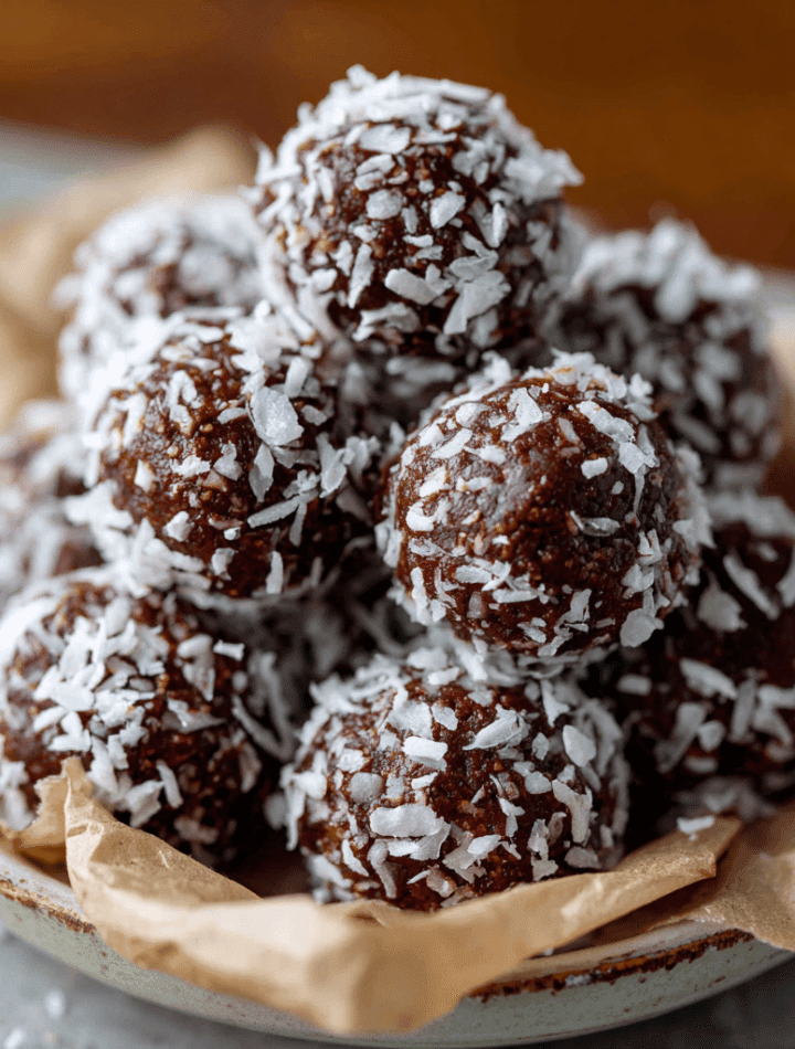 Healthy Chocolate Coconut Bites