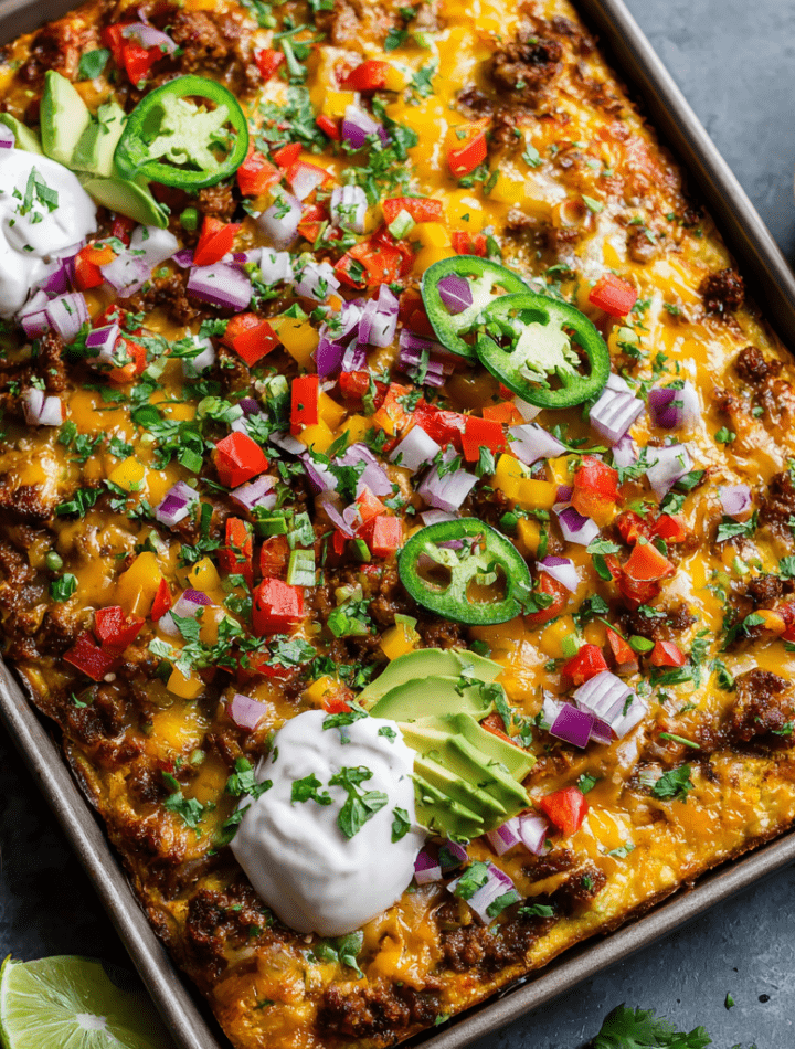 Mexican Sheet Pan Chorizo Frittata