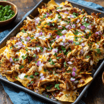 Sheet Pan BBQ Chicken Nachos