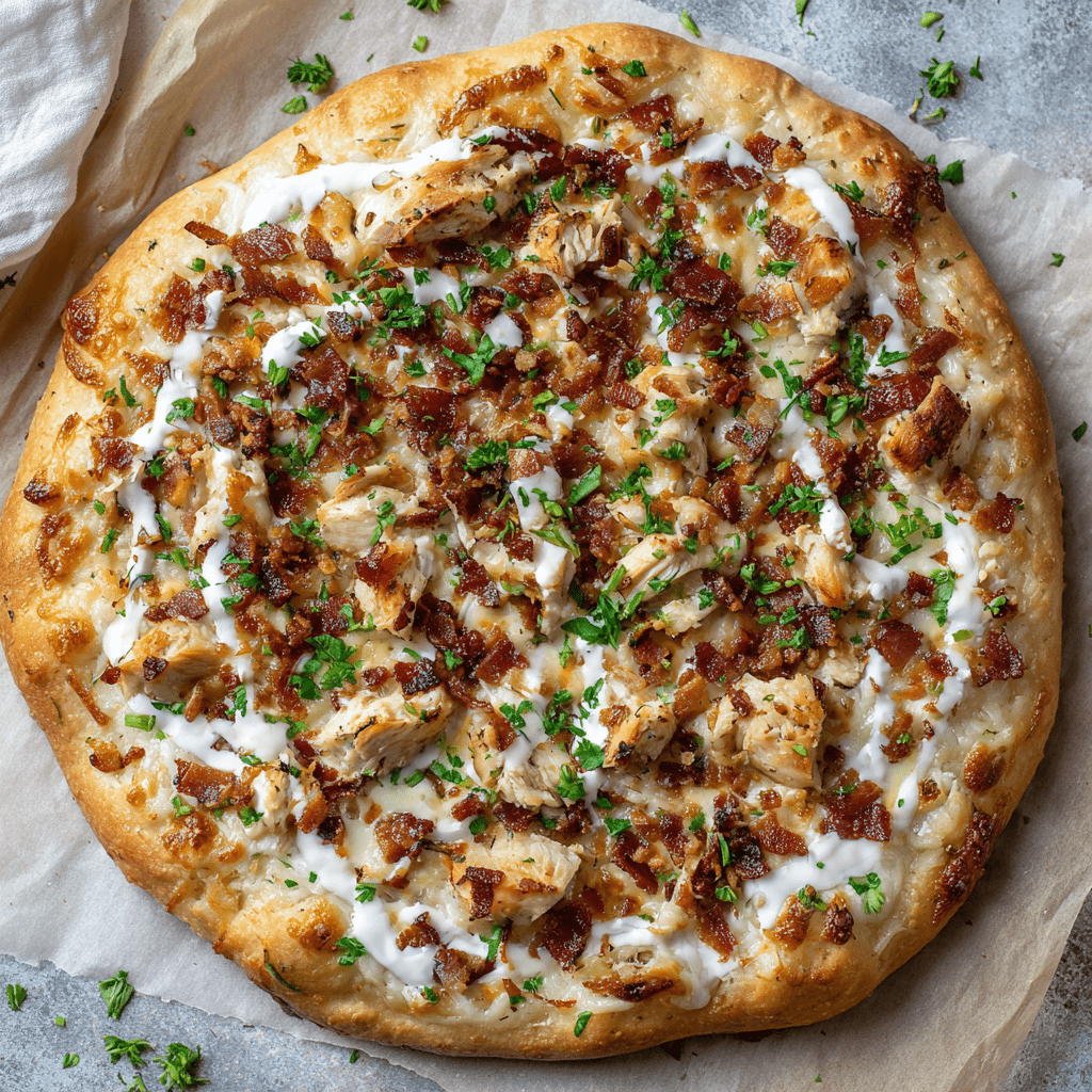 Chicken Bacon Ranch Pizza (Crispy, Cheesy & Loaded with Flavor) - Tasty ...