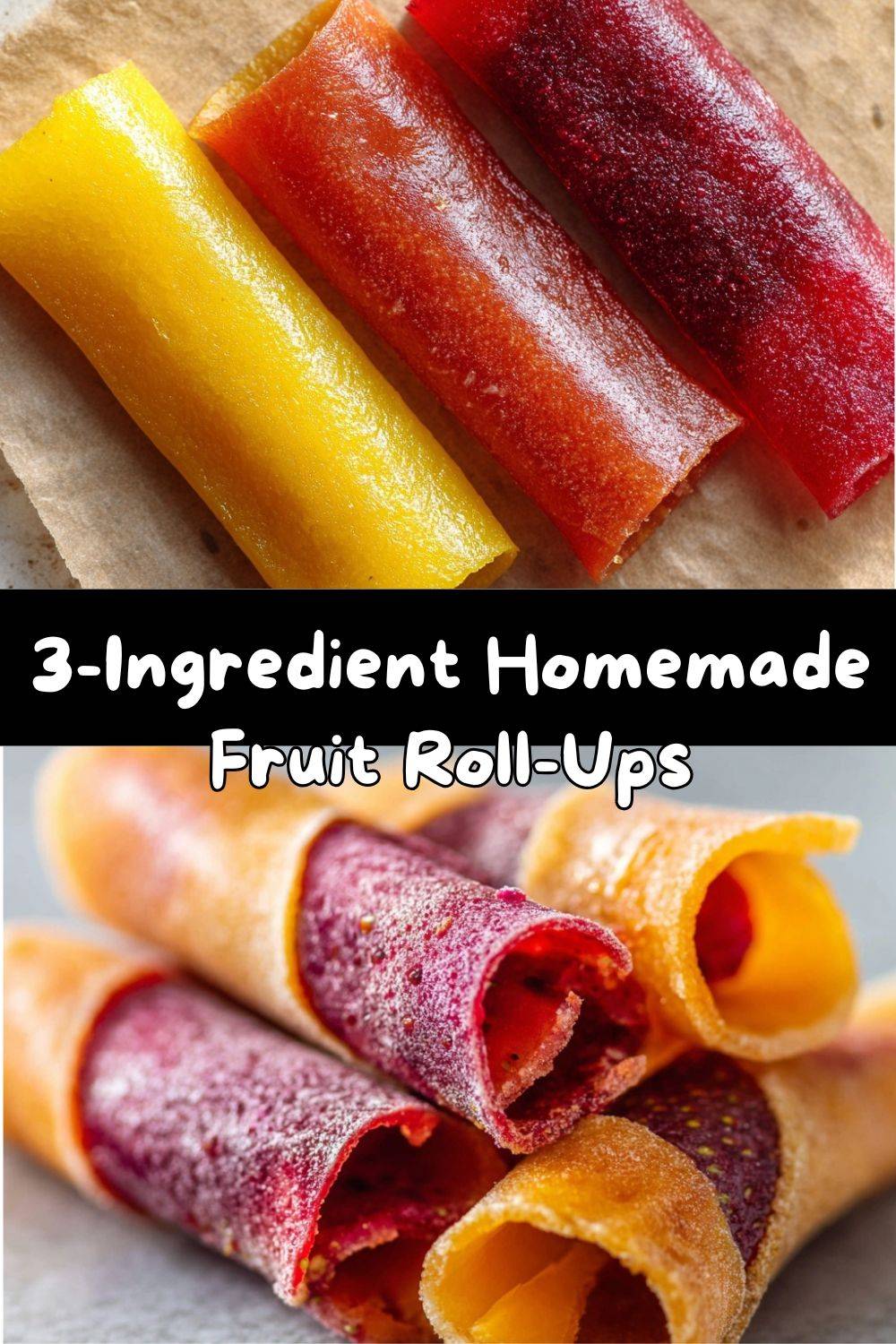 3-Ingredient Homemade Fruit Roll-Ups