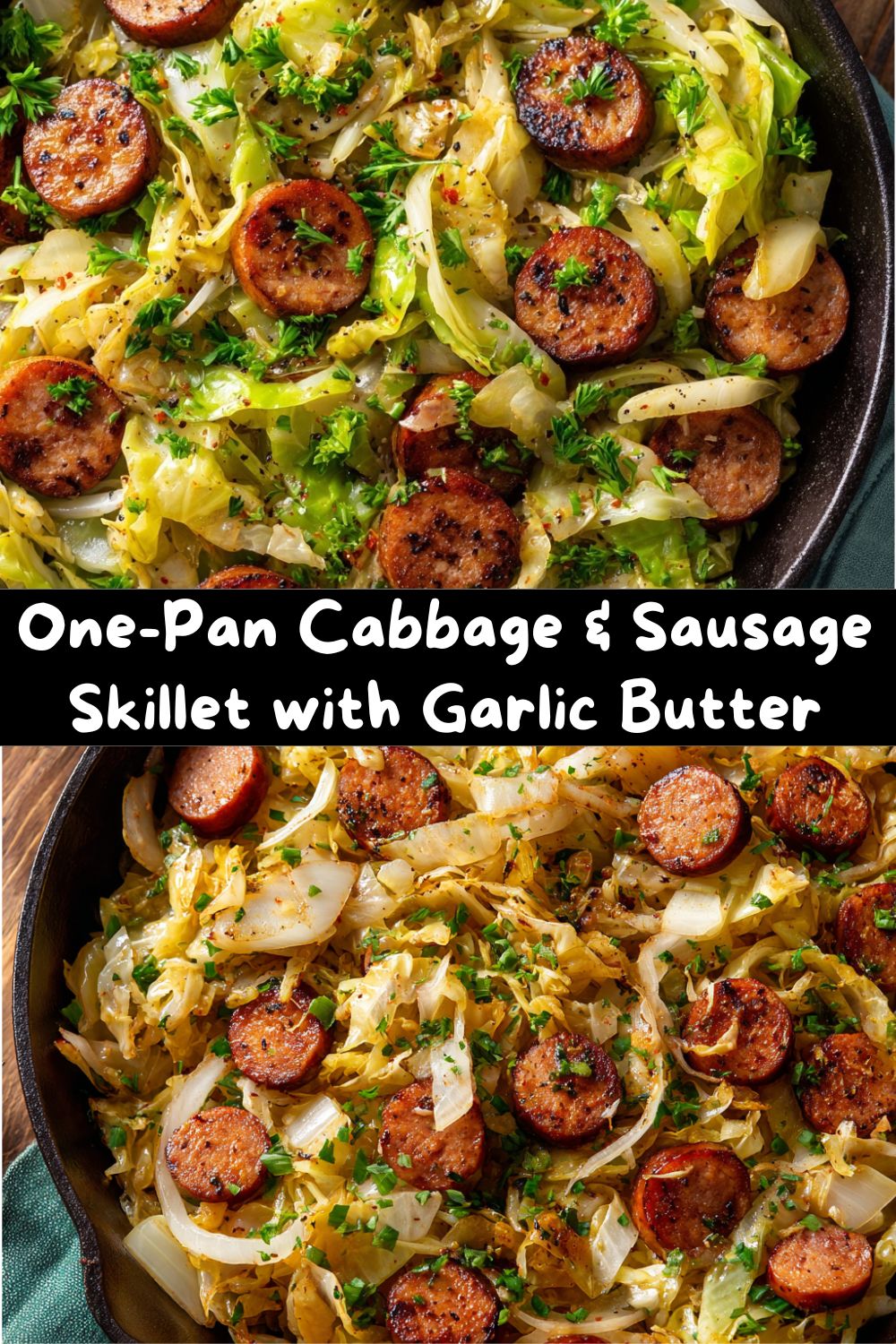Sausage Skillet with Garlic Butter