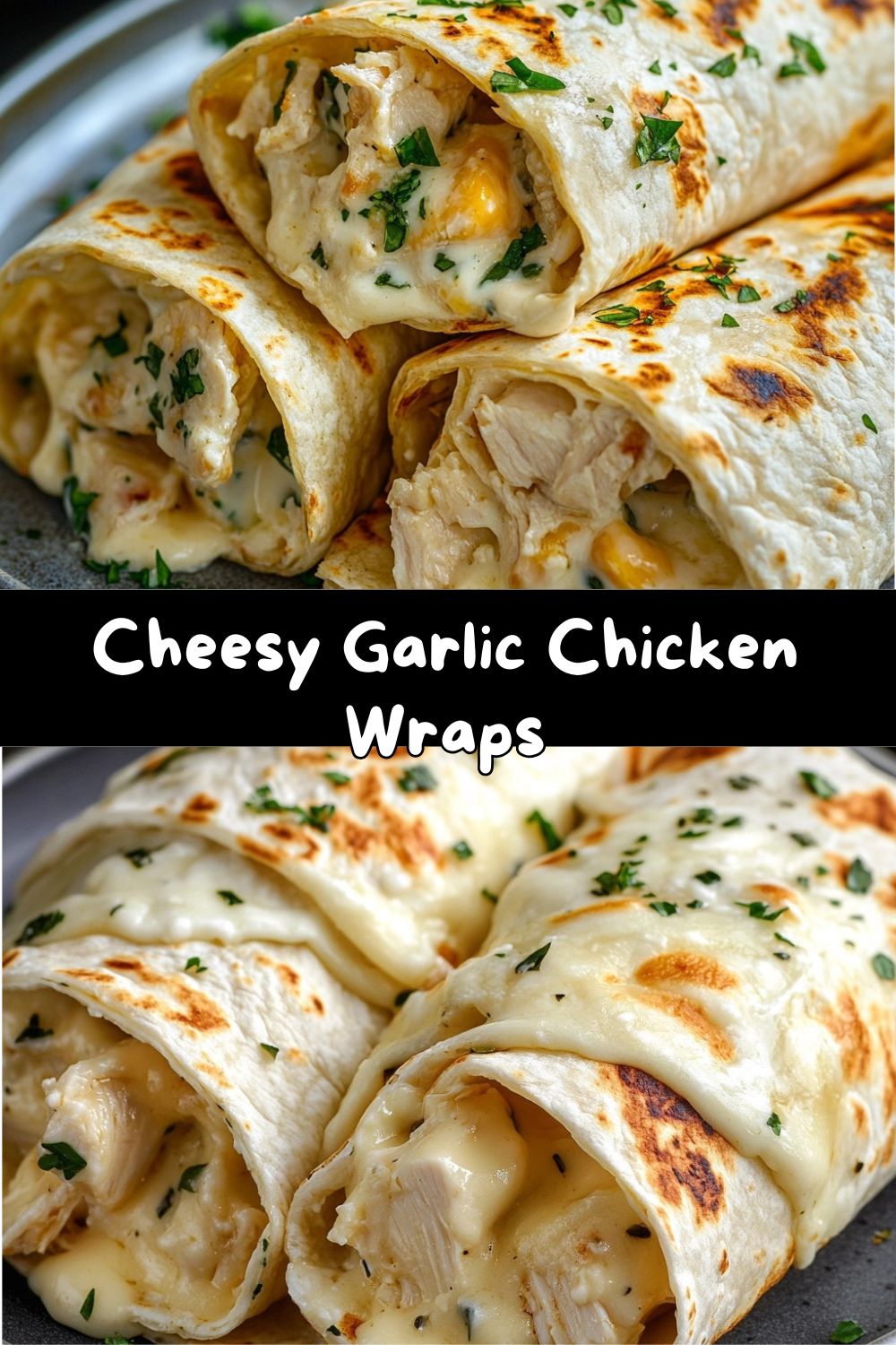 Garlic Chicken Wraps