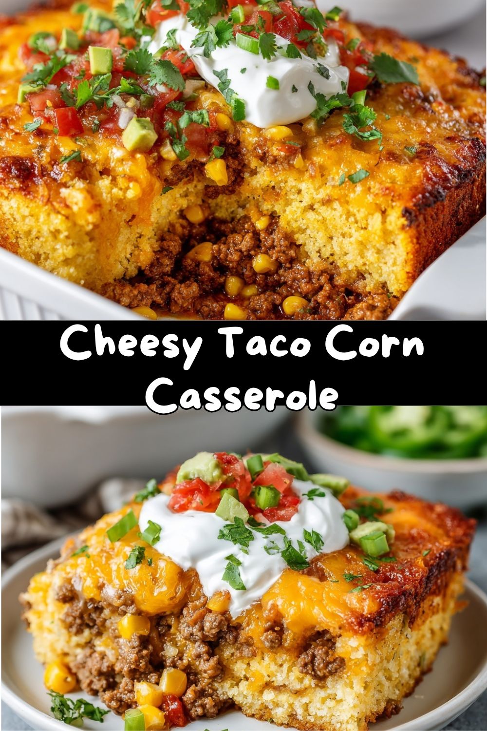 Cheesy Taco Corn Casserole