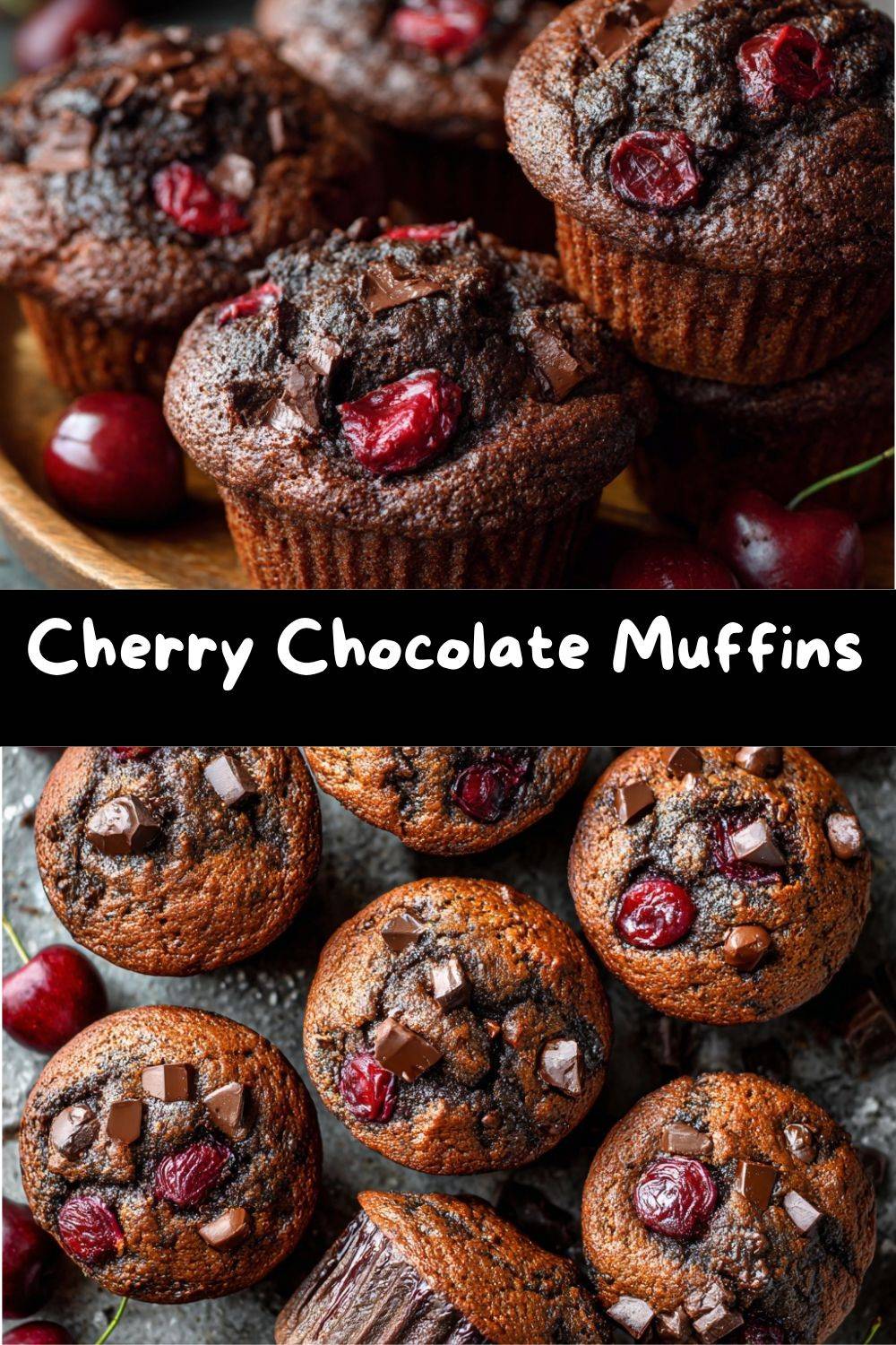Cherry Chocolate Muffins