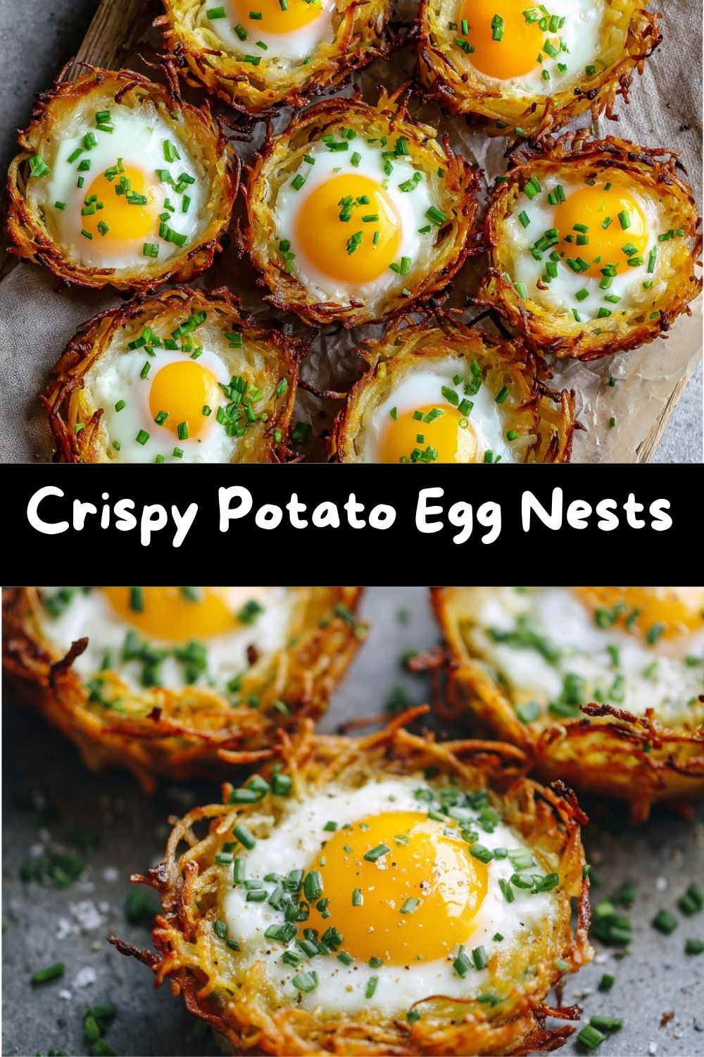 Crispy Potato Egg Nests