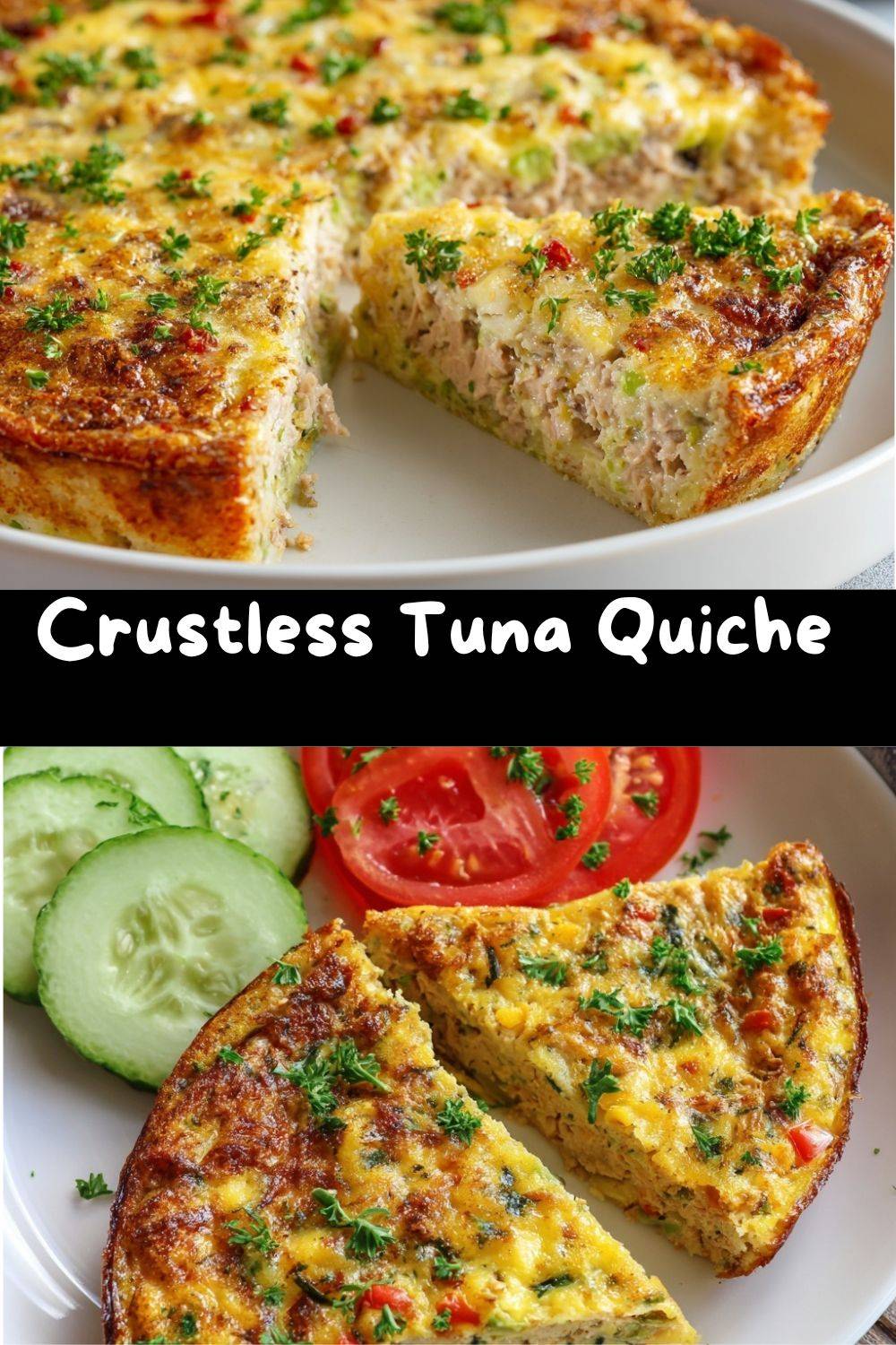 Crustless Tuna Quiche