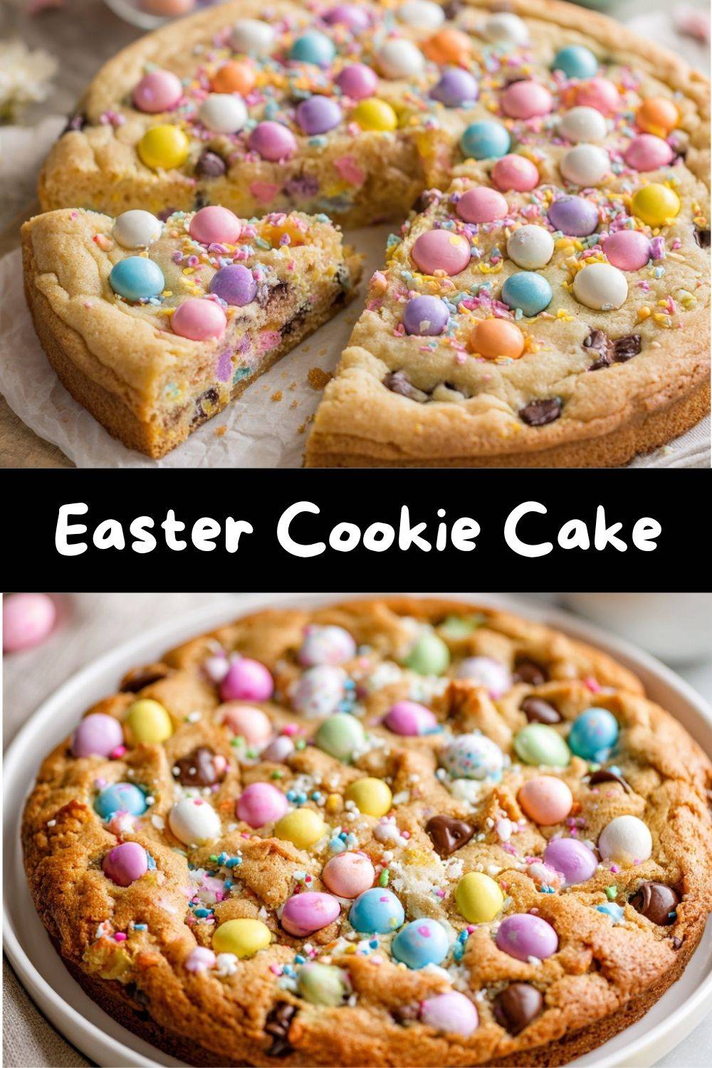 Easter Cookie Cake