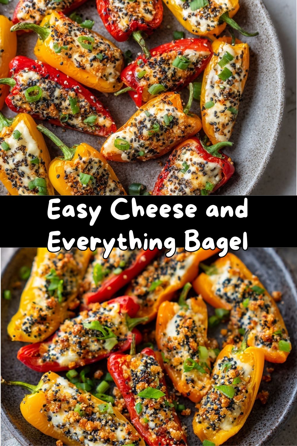 Easy Cheese and Everything Bagel