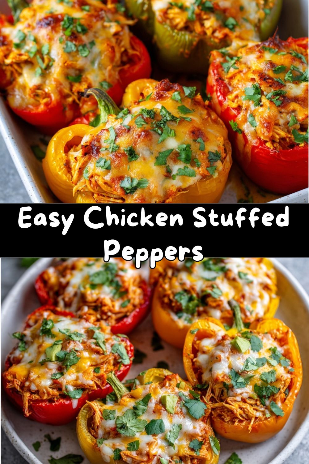 Easy Chicken Stuffed Peppers