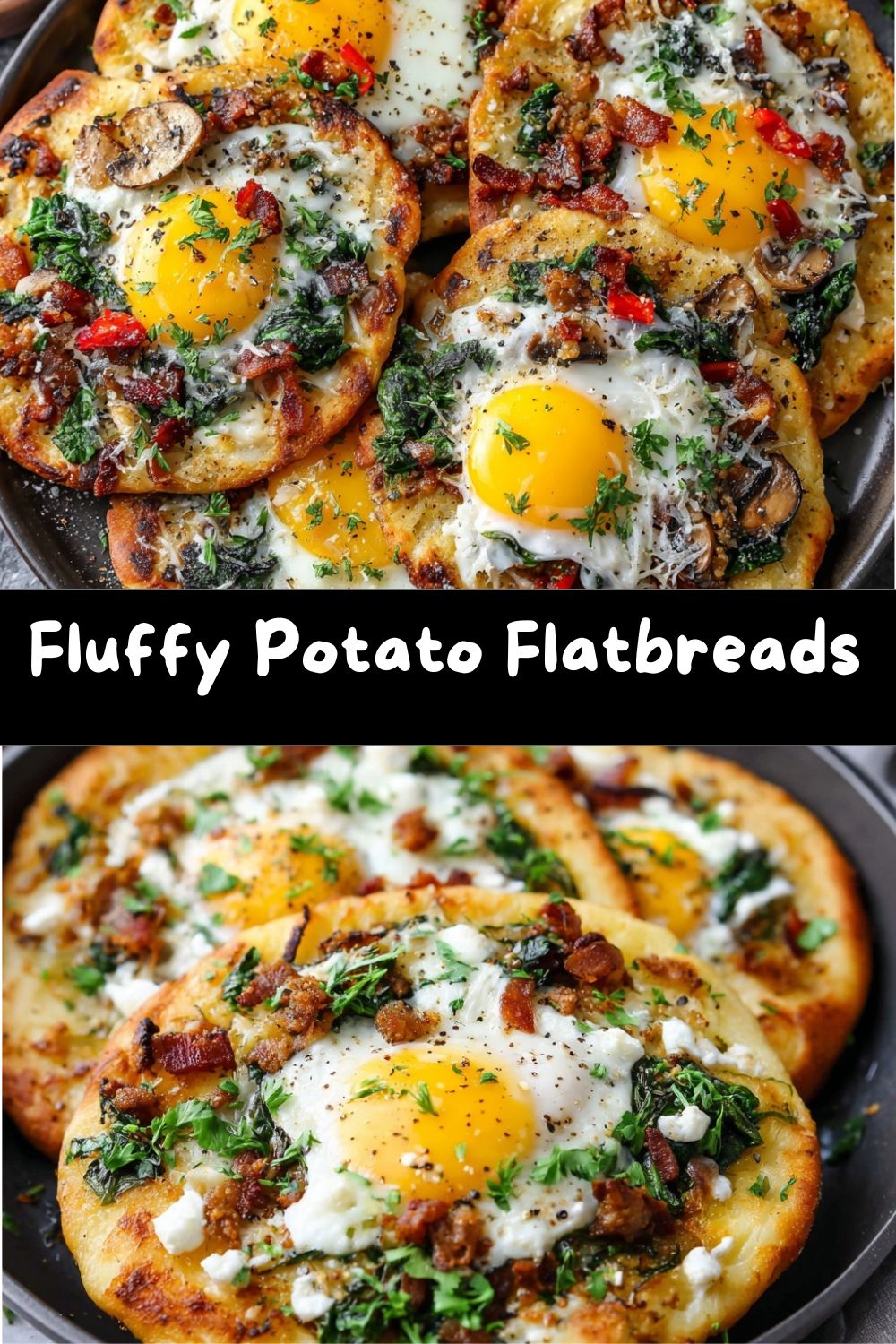 Fluffy Potato Flatbreads