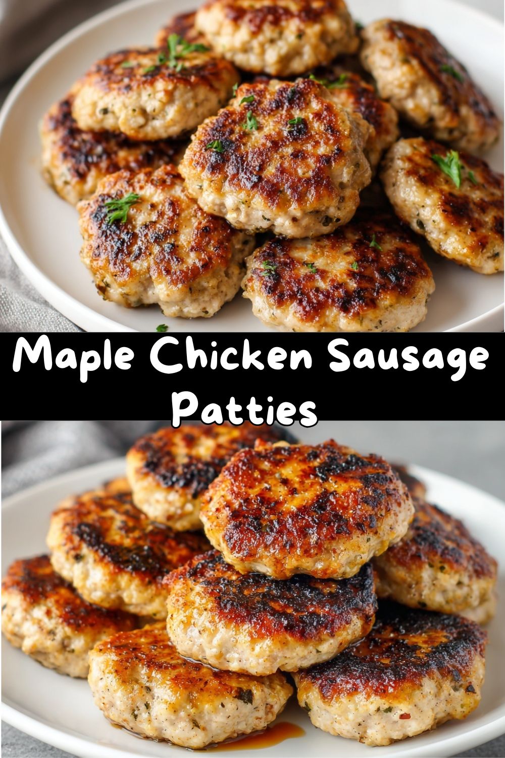 Maple Chicken Sausage Patties 