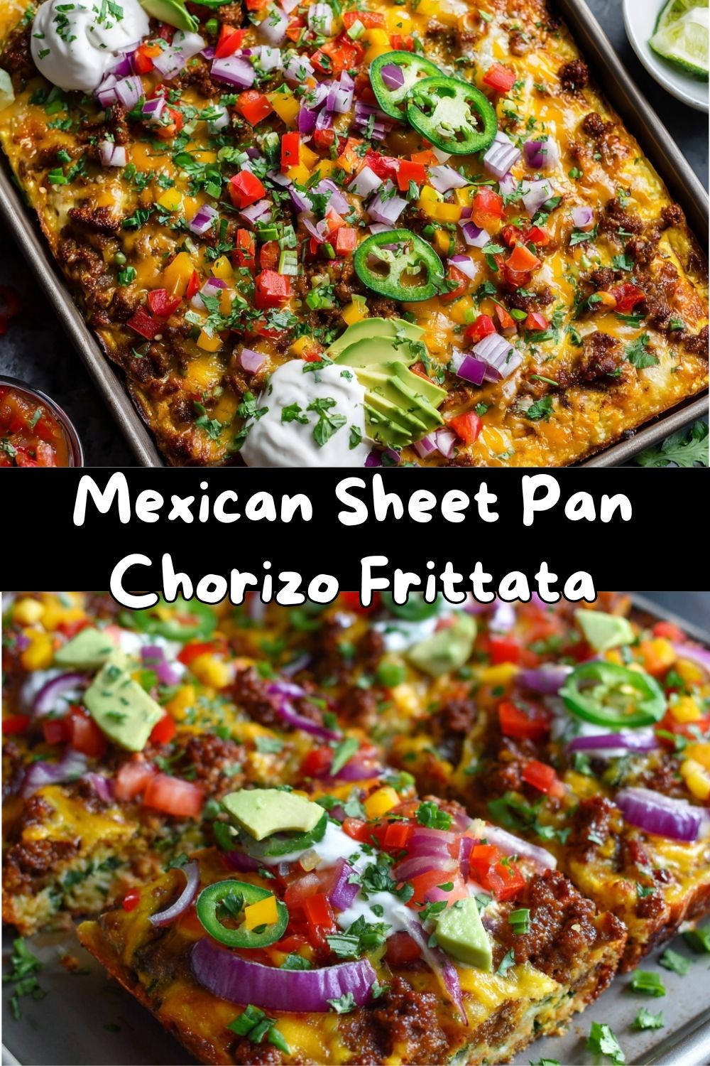 Mexican Sheet Pan Chorizo Frittata