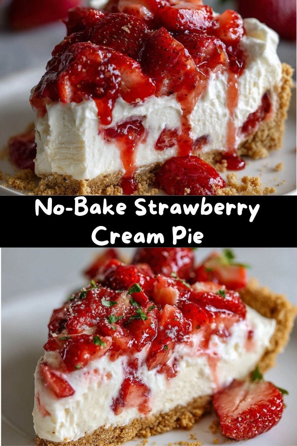 Strawberry Cream Pie