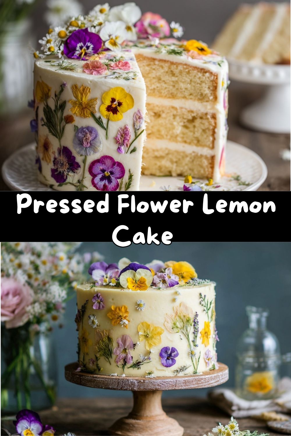 Flower Lemon Cake