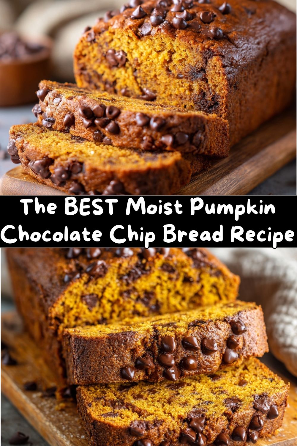 Pumpkin Chocolate Chip Bread