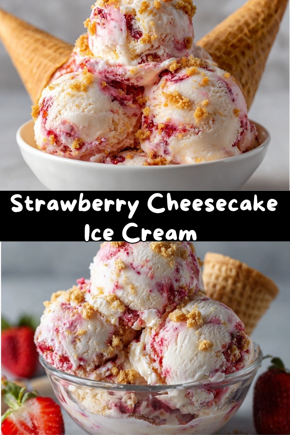 Strawberry Cheesecake Ice Cream
