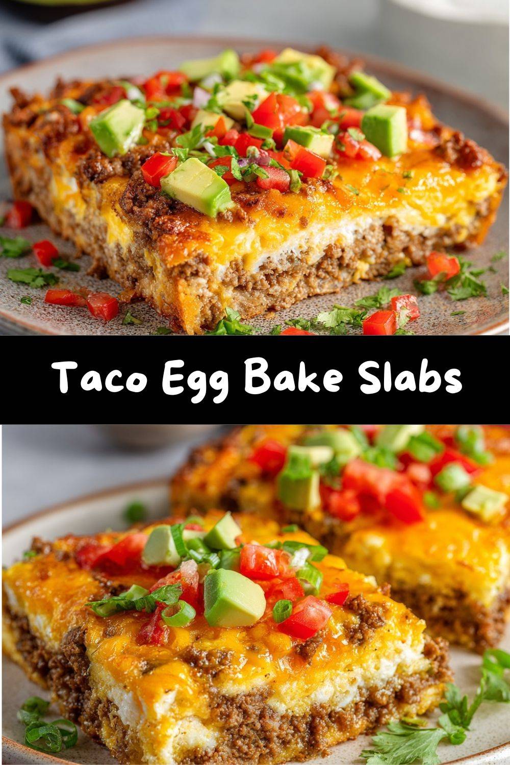 Taco Egg Bake Slabs