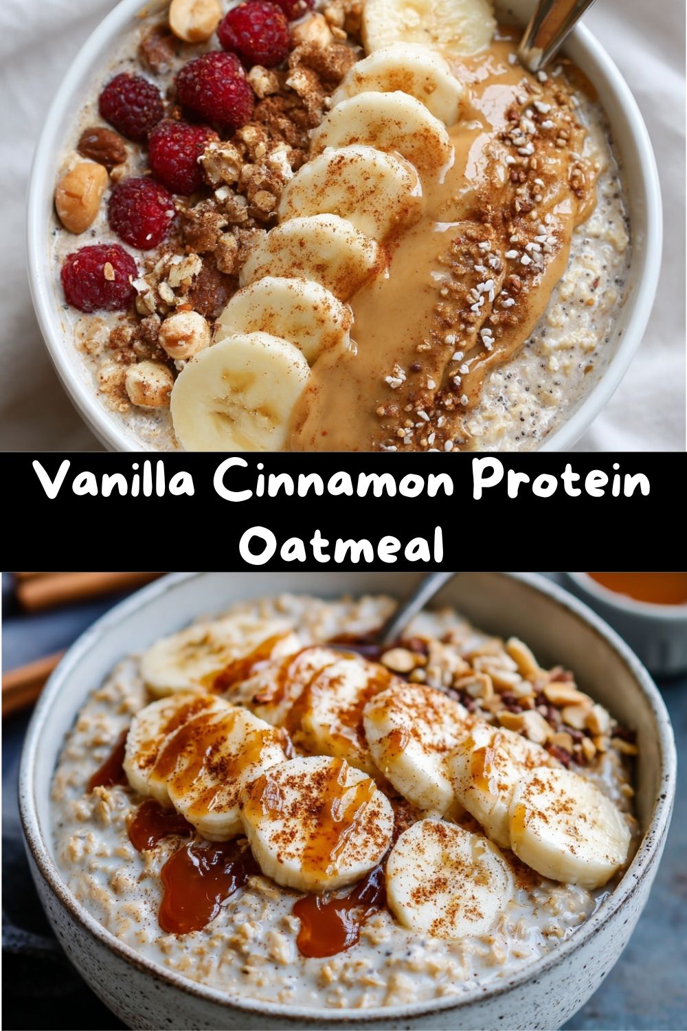 Vanilla Cinnamon Protein Oatmeal