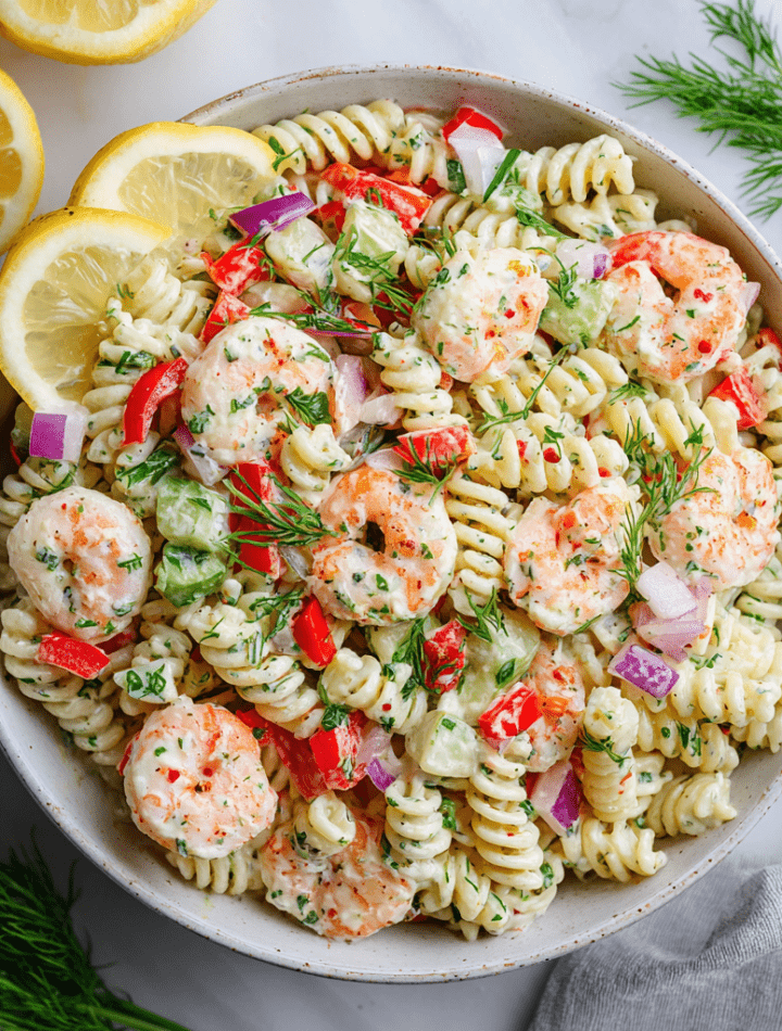 Dill Shrimp Pasta Salad