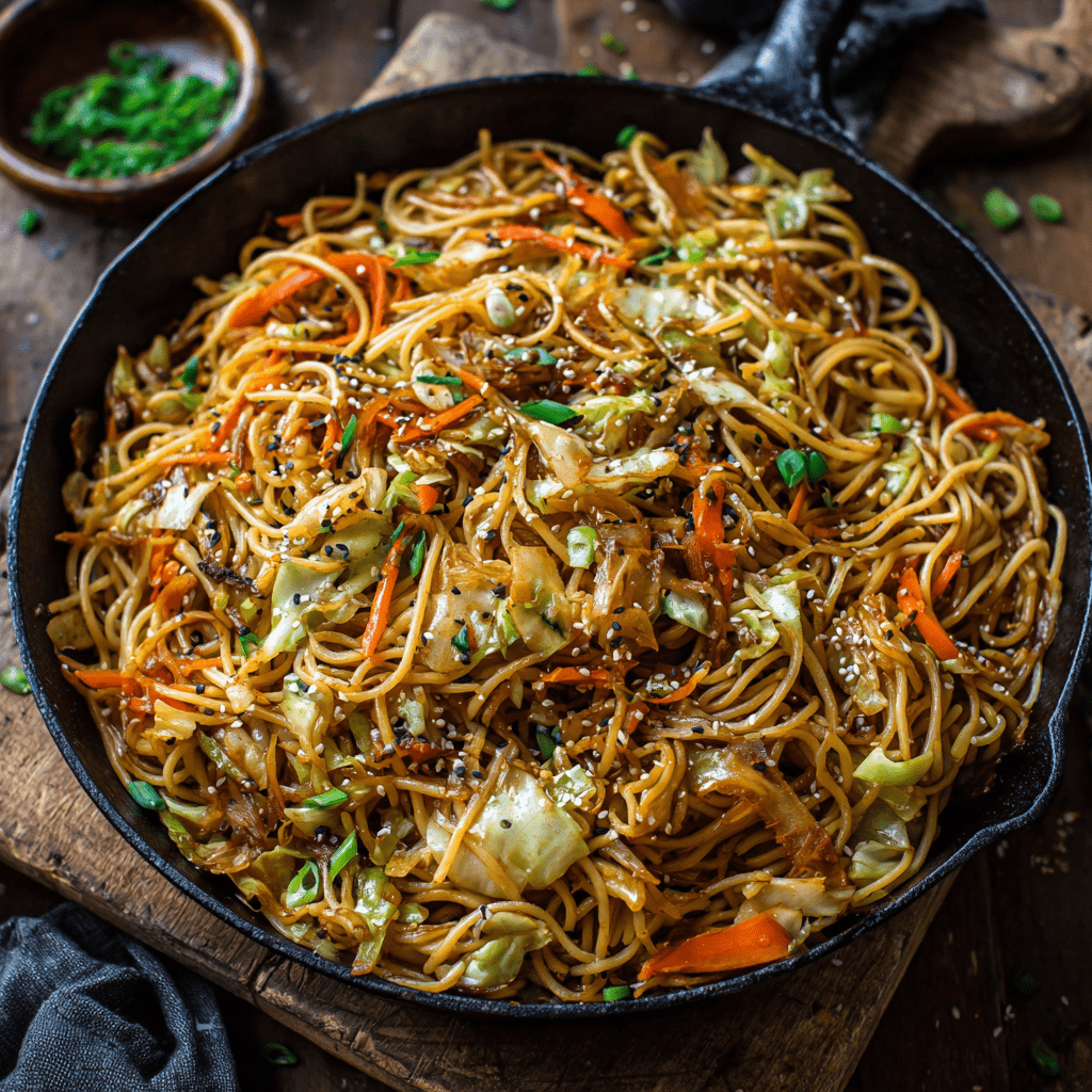 Yakisoba-Style Spaghetti