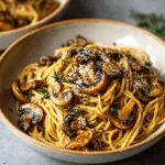 Creamy Mushroom Umami Spaghetti