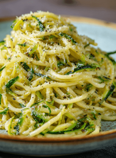 Zucchini Butter Spaghetti
