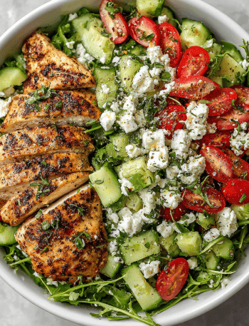 High-Protein Greek Chicken Salad