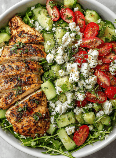 High-Protein Greek Chicken Salad