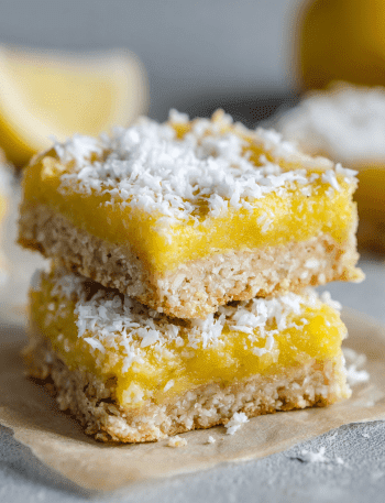 Bright Lemon Coconut Bars