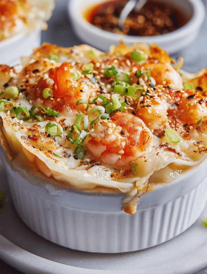 Shrimp Dumpling Lasagna