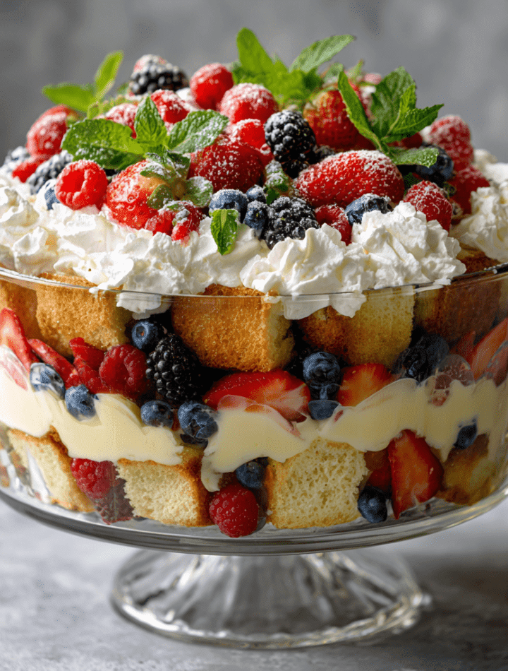 Spring Berry Trifle