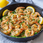 Lemon-Garlic Shrimp Skillet