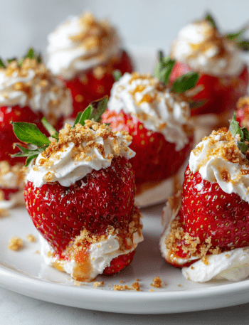 Cheesecake-Stuffed Strawberries