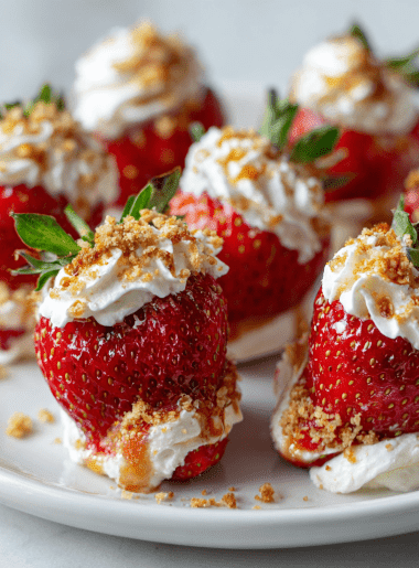 Cheesecake-Stuffed Strawberries